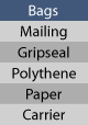 bags mailing gripseal polythene paper carrier